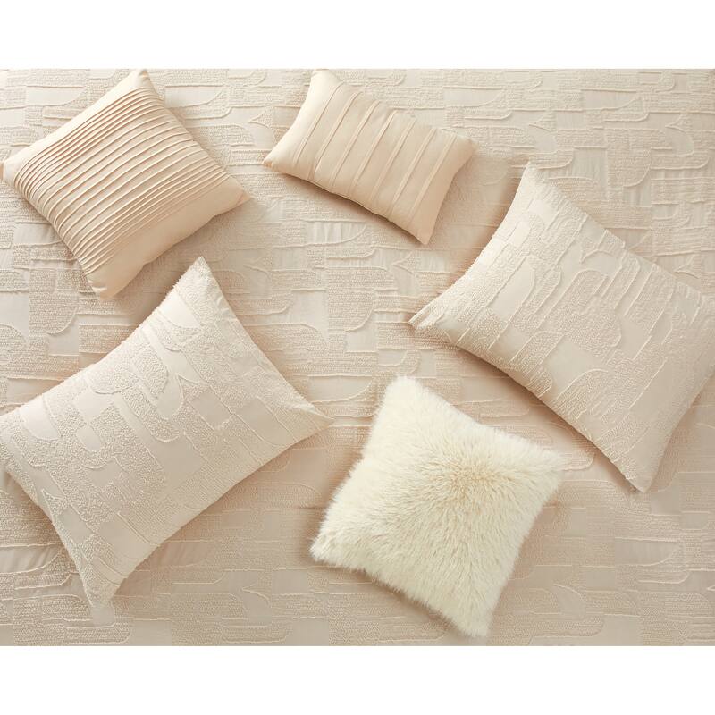 Nanshing Tate 7 Piece Textured Modern Comforter Set