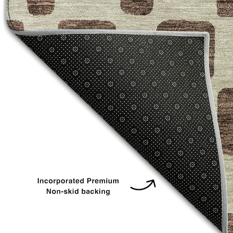Premium Washable Super Soft Modern Hope Mayfield Rug