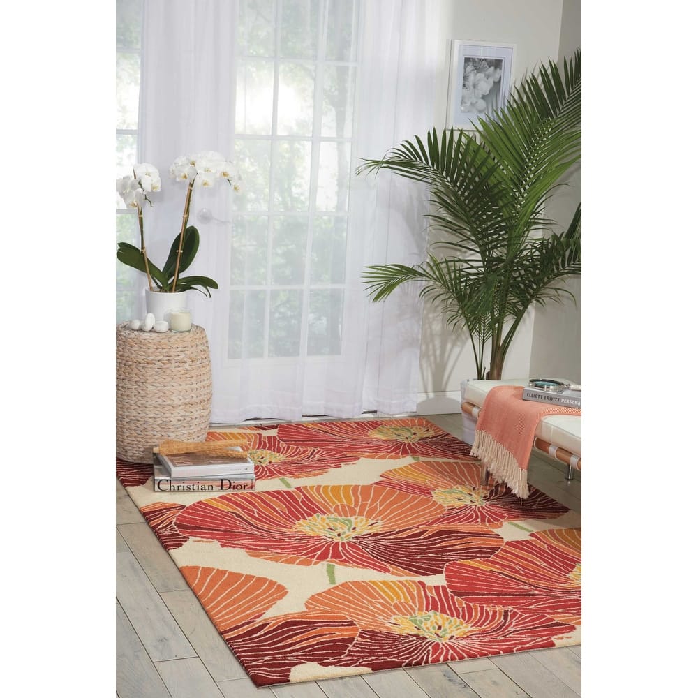 Nourison Fantasy Abstract Floral Area Rug