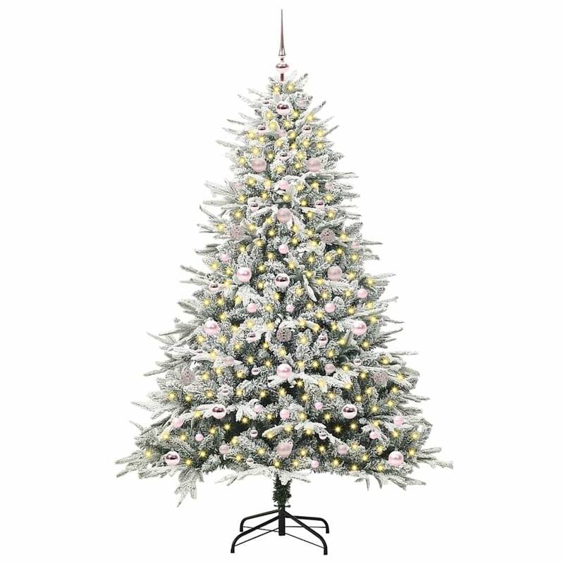 vidaXL Artificial Christmas Tree Green PVC
