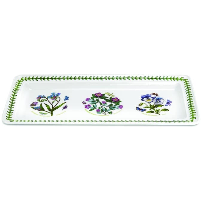 Portmeirion Botanic Garden Oblong Tray - 14.5" x 7"