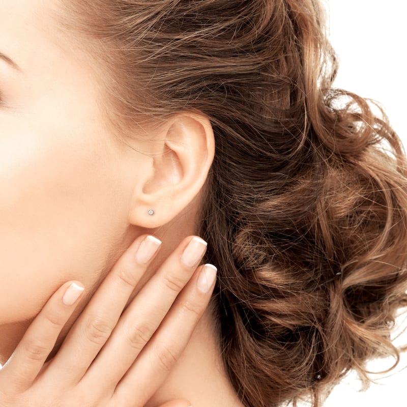 14k Gold 1/4ct TDW Diamond Solitaire Stud Earrings for Women