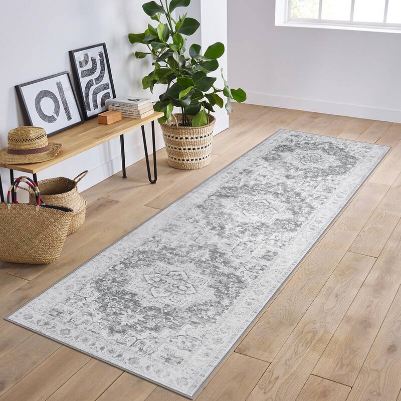 Mcow Serenity Collection Machine Washable Non-Slip Area Rug