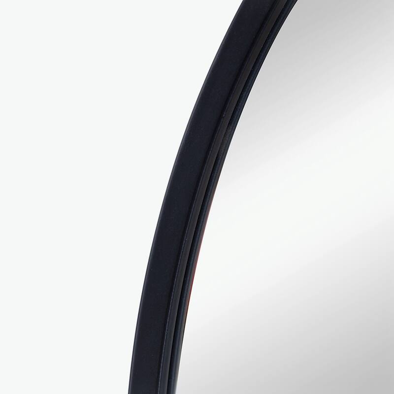 24" x 36" Arched Mirror with Metal Frame