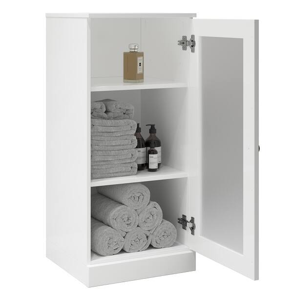 100% Solid Wood 16.5" Bathroom Cabinet with Optional Doors by Palace Imports