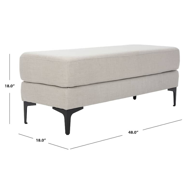 SAFAVIEH Elise Rectangular Bench - 48" x 18" x 18"