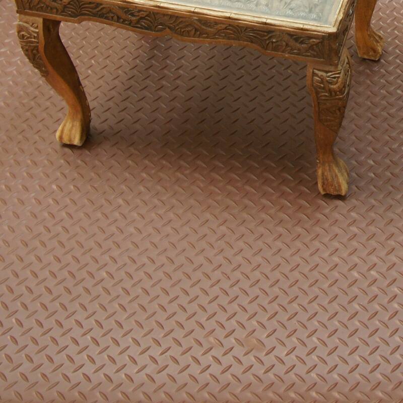 Rubber-Cal Diamond-Plate Thermoplastic Flooring