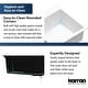preview thumbnail 50 of 61, Karran Top Mount 33 in. Large Single Bowl Quartz Kitchen Sink
