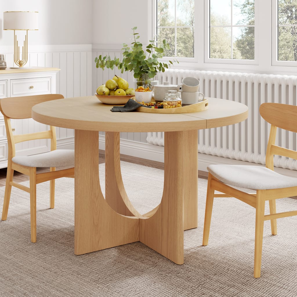 Christopher Knight Home - Holden Elegant 48" Round Dining Table with Sturdy Pedestal Base