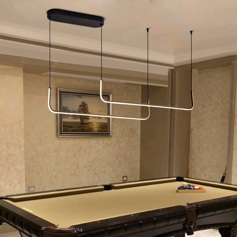 LED Linear Chandelier Kitchen Chandelier Modern Chandeliers