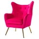 preview thumbnail 95 of 136, Lara Tufted Wingback Accent Chair