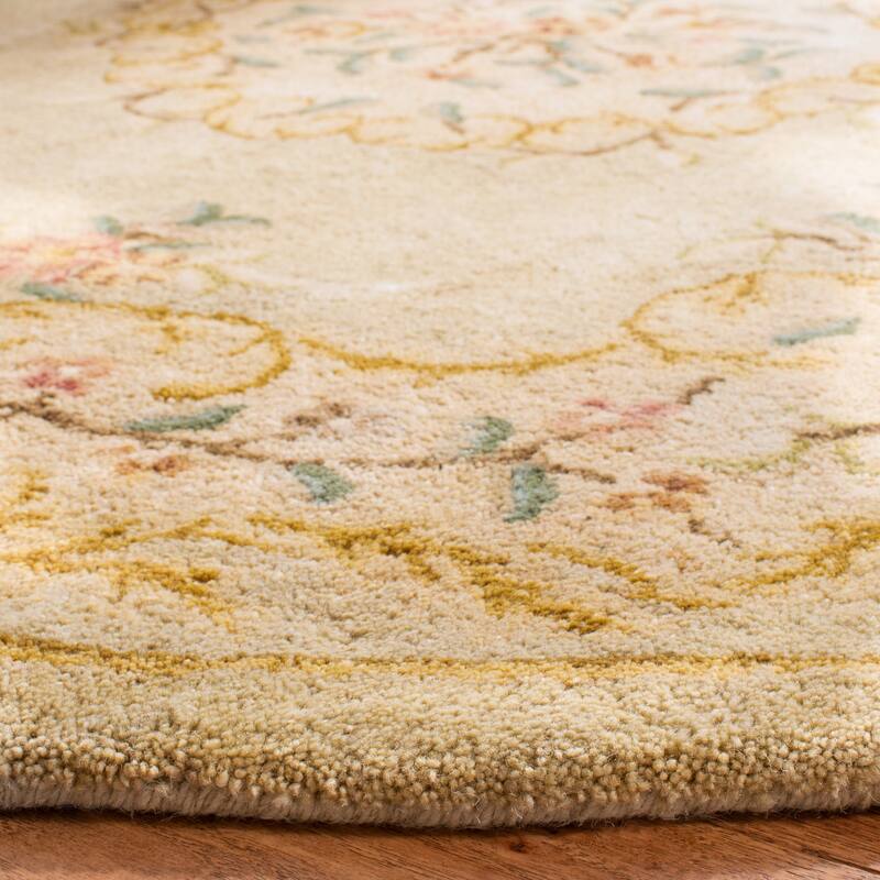 SAFAVIEH Handmade Bergama Achsah Oriental Hand-spun Wool Rug