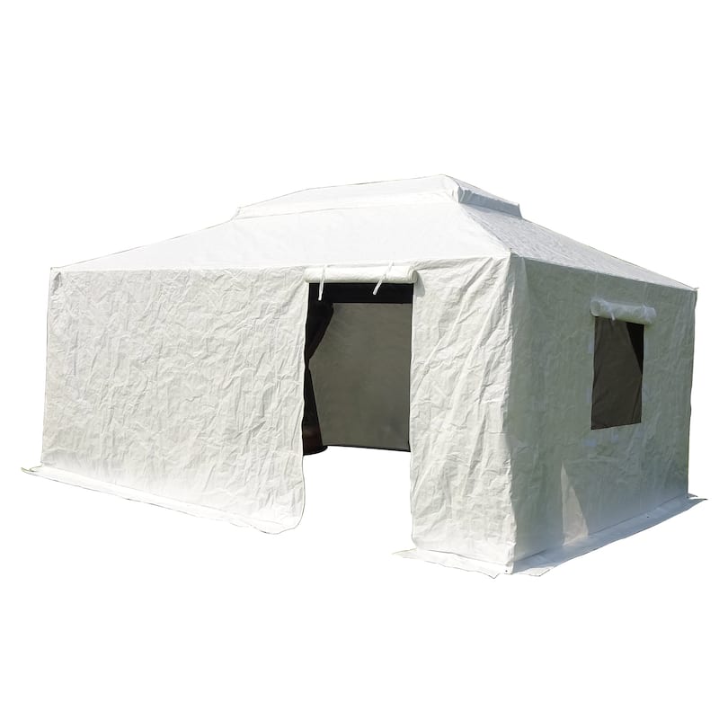 12'x14' Gazebo Cover for Hardtop Gazebos, White - 12×14 FT