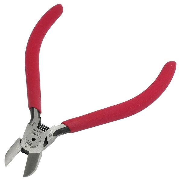 Red Rubber Cover Handle Side Cutting Diagonal Plier Wire Cutter 125mm ...
