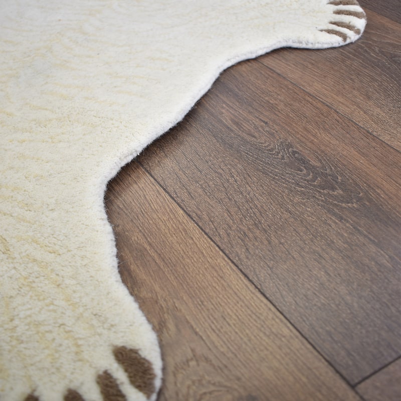 Fabstyles Animal Wool Printed Area Rag Rug Living Room, Hallway