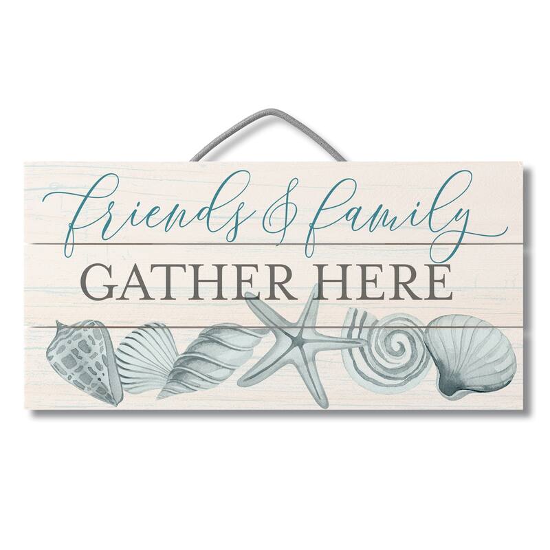 Wood Pallet Hanging Sign - Friends & Family Beach