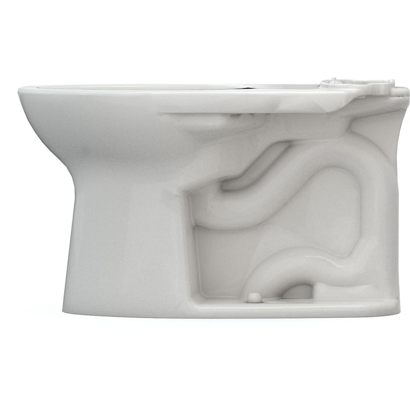 TOTO Drake Elongated Universal Height Tornado Flush Toilet Bowl with