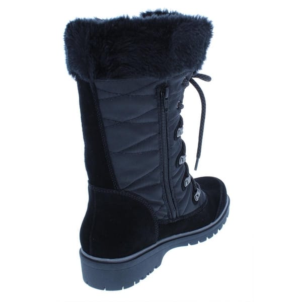 Shop Baretraps Womens Satin Winter Boots Suede Cold Weather Free