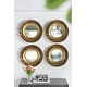 preview thumbnail 6 of 8, A&B Home Ashlyn Gold Round Mirror
