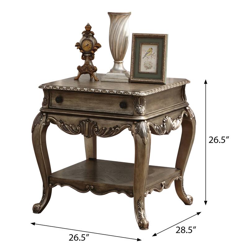 Liam Vintage Oak Rectangular End Table