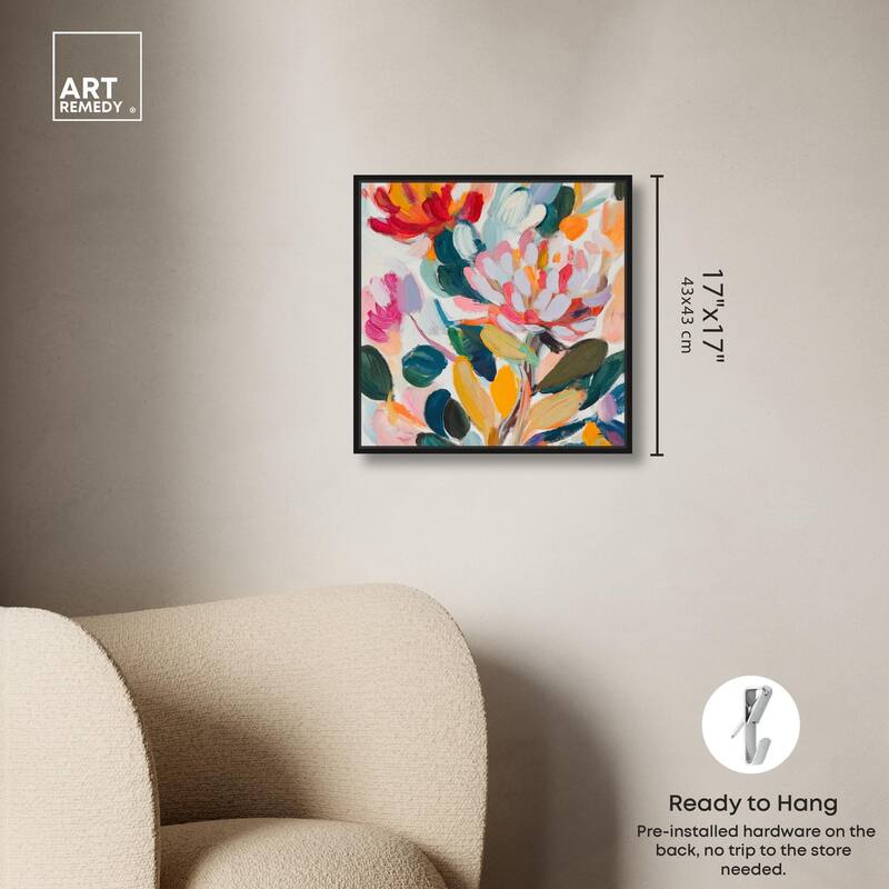 Lively Flora II Canvas by Art Remedy