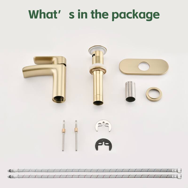 Topcraft Single Handle Waterfall Bathroom Faucet with Baseplate