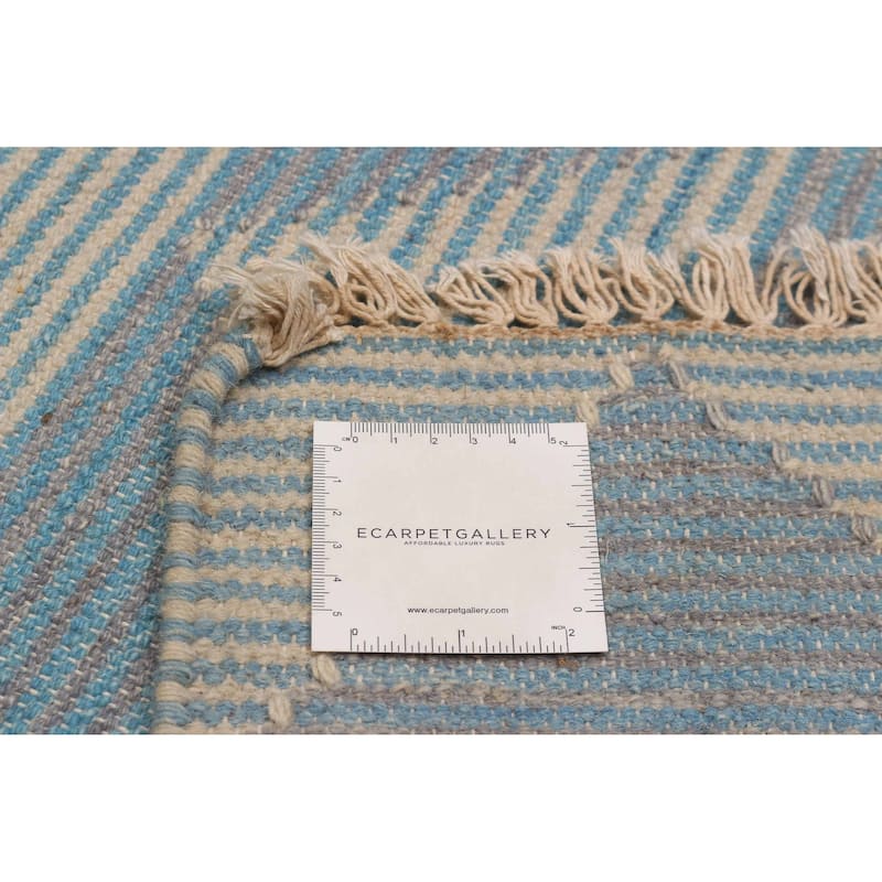 Ankara Denim Blue Kilim 5'5" x 7'10" - 5'5 x 7'10