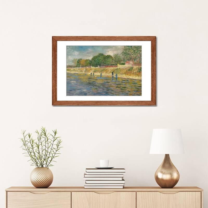 iCanvas "Bank Of The Seine, 1887" by Vincent van Gogh