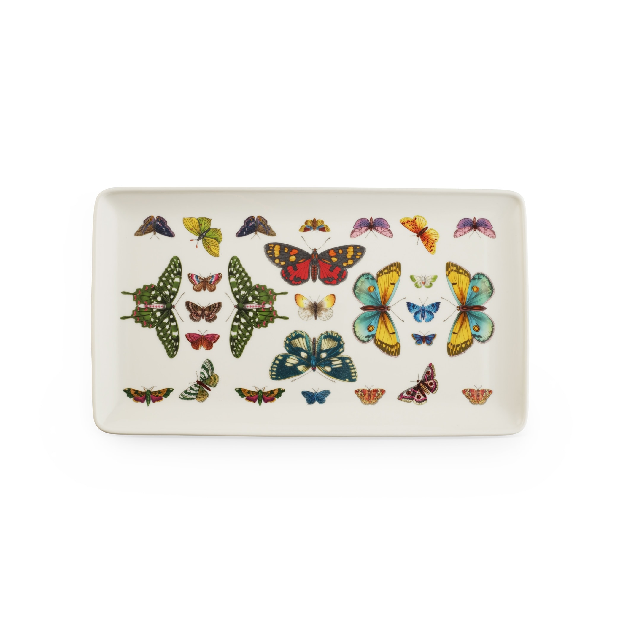 Portmeirion Botanic Garden Harmony Rectangular Tray - 13 x 7.5 Inch