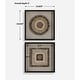 preview thumbnail 3 of 6, Uttermost Intertwine Knit Paper Shadow Box, Set of 2 - 23.625"H x23.625"W x 2"D