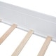 preview thumbnail 13 of 24, Twin Wooden Low Platform Bedframe w/ Shelves, Socket & Bench at The Foot