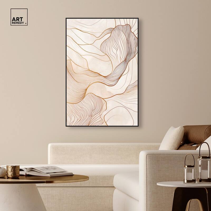Contoured Reverie II Canvas by Art Remedy