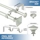 preview thumbnail 28 of 28, Modern Square Urn Adjustable Drapery Double Curtain Rod