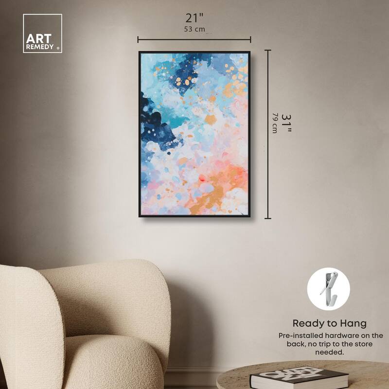 Vibrant Vortex Canvas by Art Remedy
