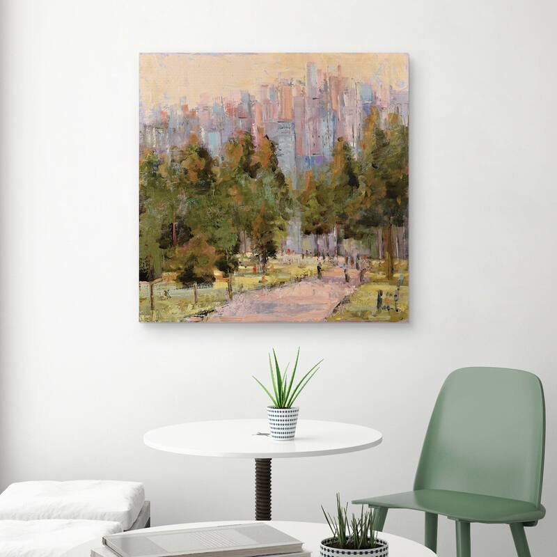City Walk by Jennifer Stottle Taylor Canvas Art Print