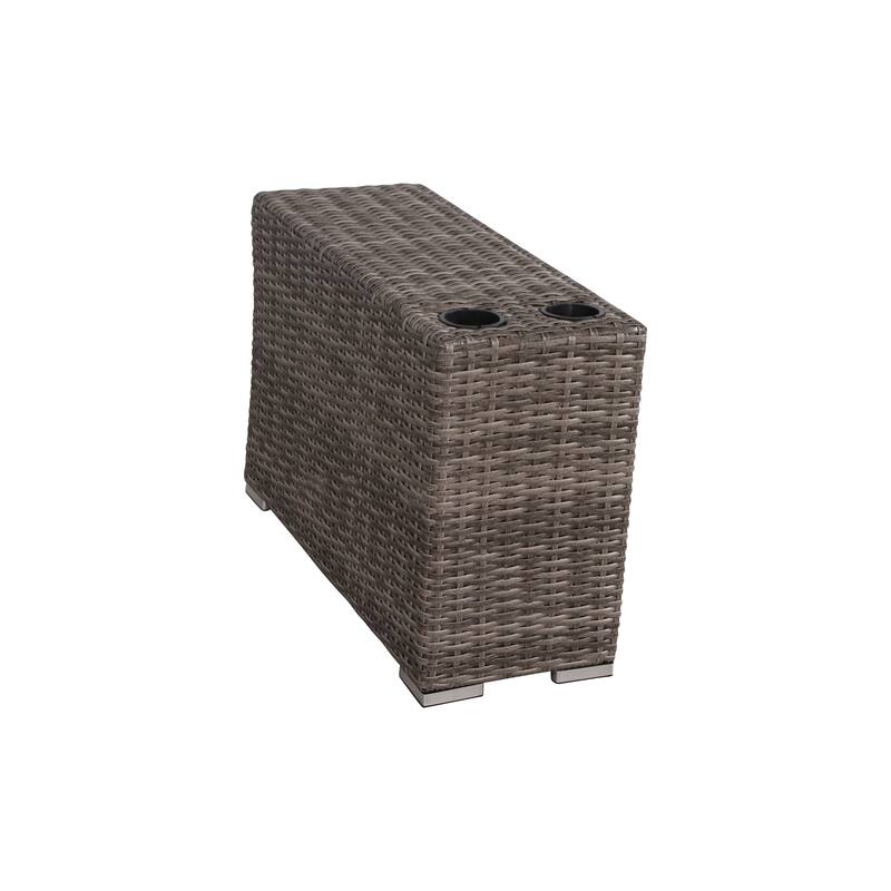 LSI 4Piece Rattan Sectional Seating Group with Cushions