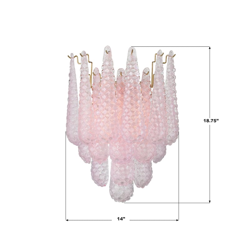 Crystorama Lighting Group OLL-6002 Ollie 2 Light 19" Tall Wall Sconce
