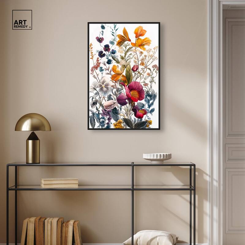 Iris Indigo II Canvas by Art Remedy
