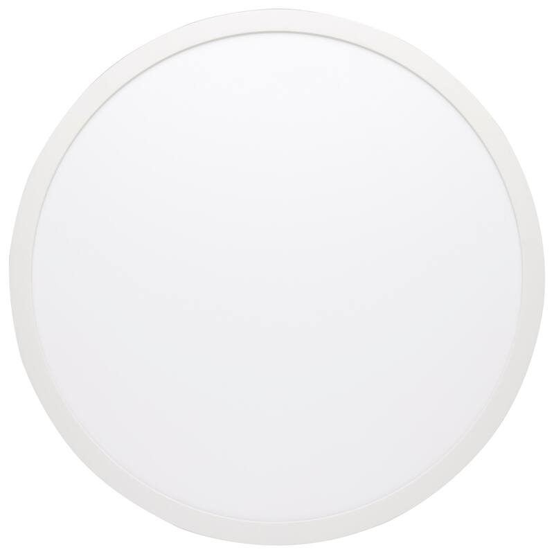 Blink Pro Plus 34W 19 in. Surface Mount LED CCT Selectable 90 CRI White Finish 120/277V Round Shape