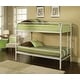 preview thumbnail 5 of 6, Zander Twin/Twin Bunk Bed with Built-in Ladders White