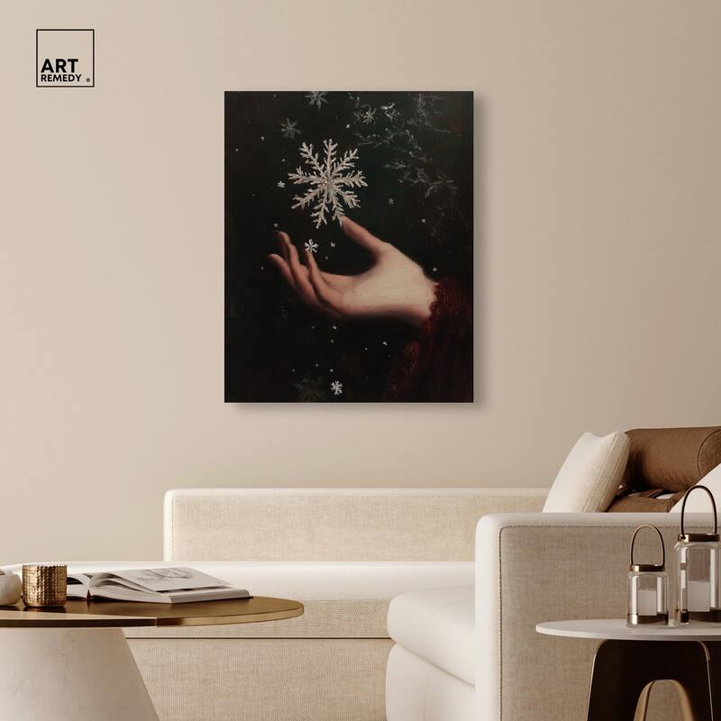 Holding Winter Canvas by Art Remedy, Gallery Wrapped
