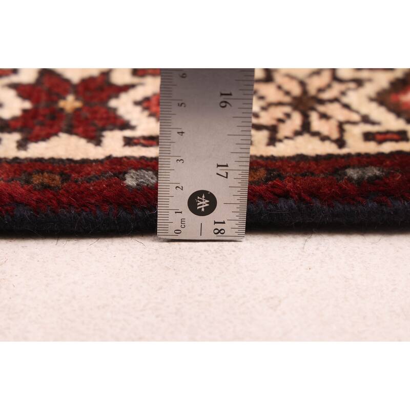 ECARPETGALLERY Hand-knotted Andelz Red Wool Rug - 3'5 x 11'0