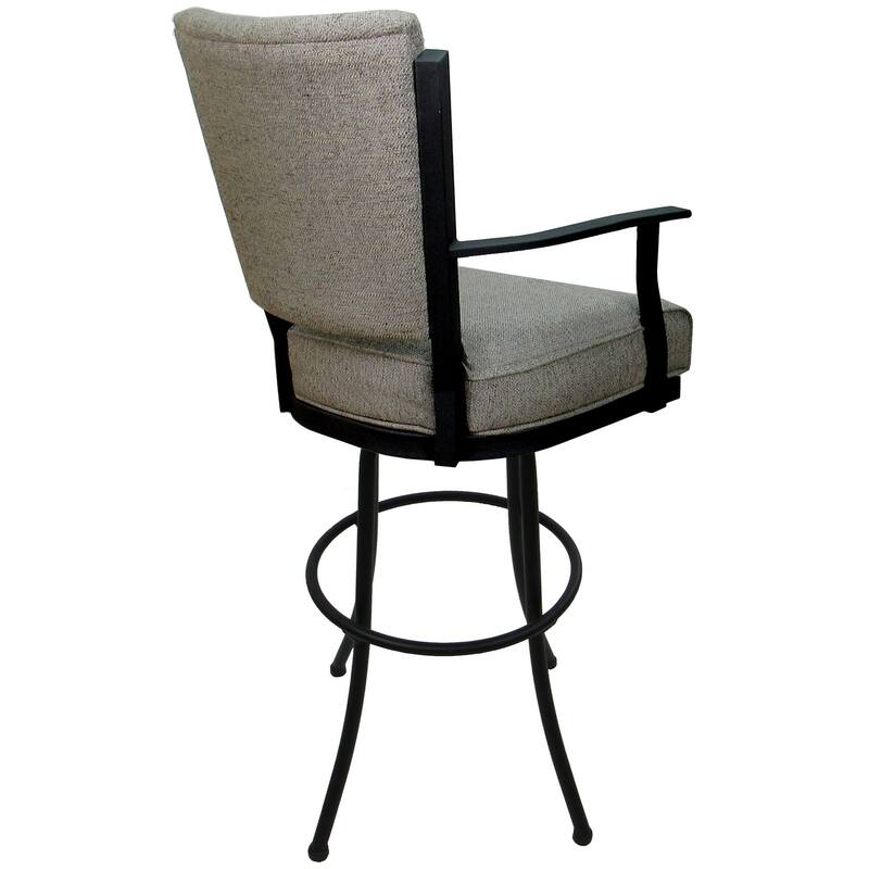 Swivel Extra Tall 34" (35") Metal Bar Stool Montana on Noam Base - 34" Seat