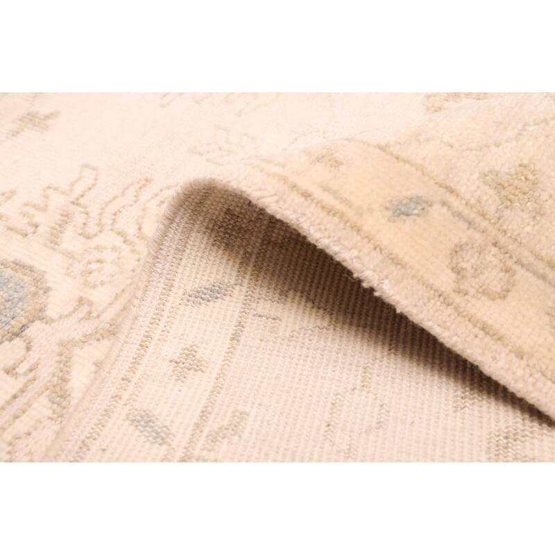 ECARPETGALLERY Hand-knotted Modern Oushak Beige Wool Rug - 7'11 x 9'11