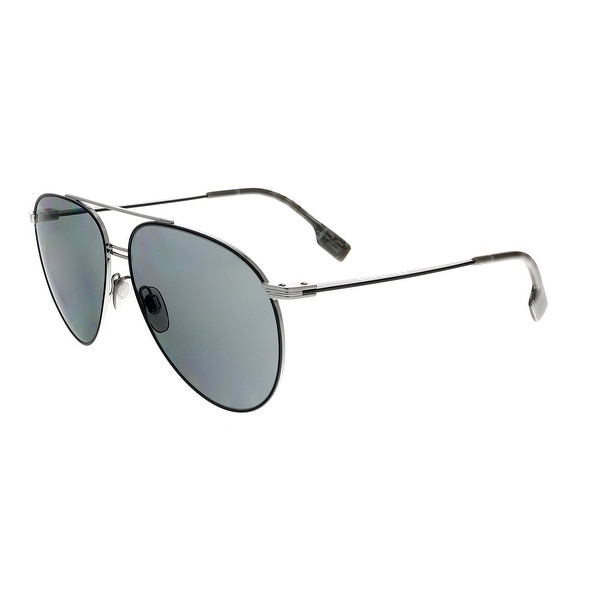 burberry black aviator sunglasses