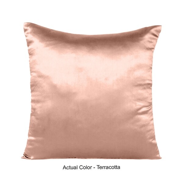 Oussum Silky Satin Pillow Cover with Hidden Zipper Hair Beauty Pillowcases Bed Bath Beyond 32049230