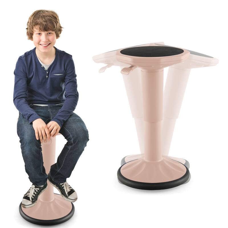 Adjustable Wobble Stool for Kids and Adults Ergonomic Active Sitting Chair with Non Slip Base