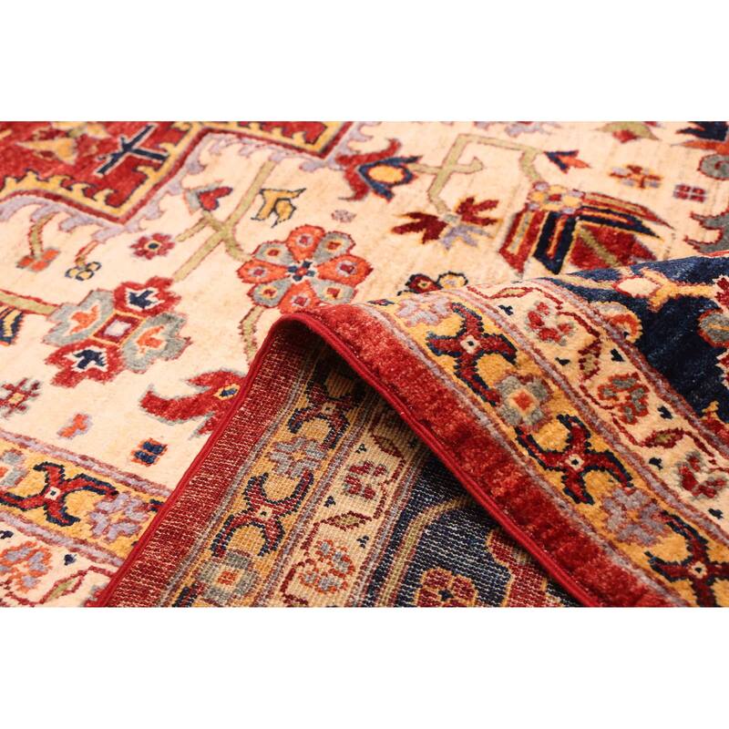 ECARPETGALLERY Hand-knotted Aryana Dark Red Wool Rug - 10'3 x 13'9