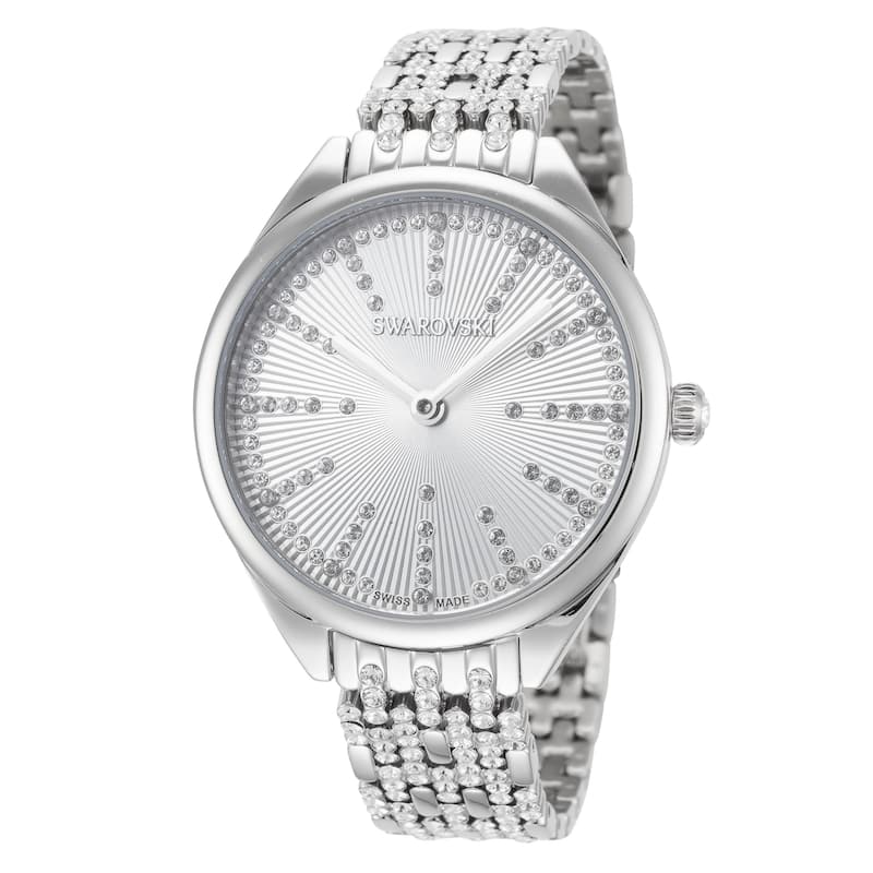 Swarovski Women's Attract 30mm Quartz Watch 5610490 - Silver-Tone - One Size