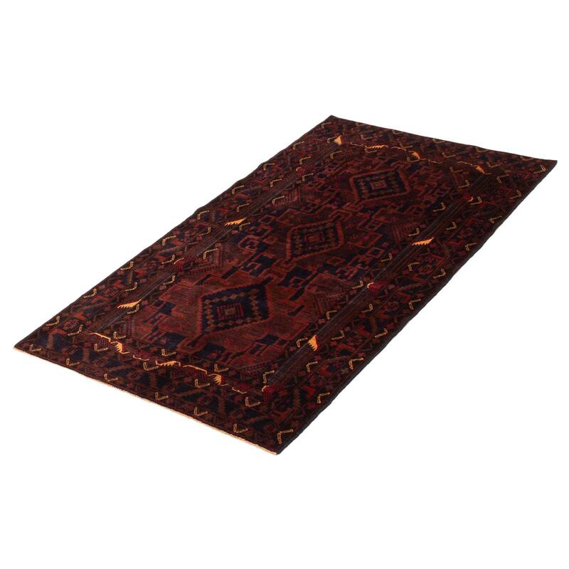 Teimani Brown Rug 3'7" x 6'5" - 3'7 x 6'5